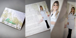 modelo de convite de formatura de medicina 1